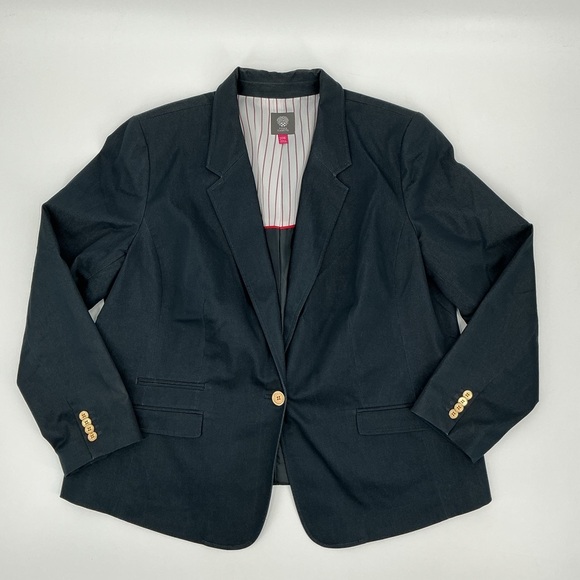 Vince Camuto Jackets & Blazers - Vince Camuto Navy Blazer with Gold Buttons